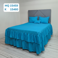 Cubrecama Pinsonic Doble Vuelo Turquesa + 1 Cojín
