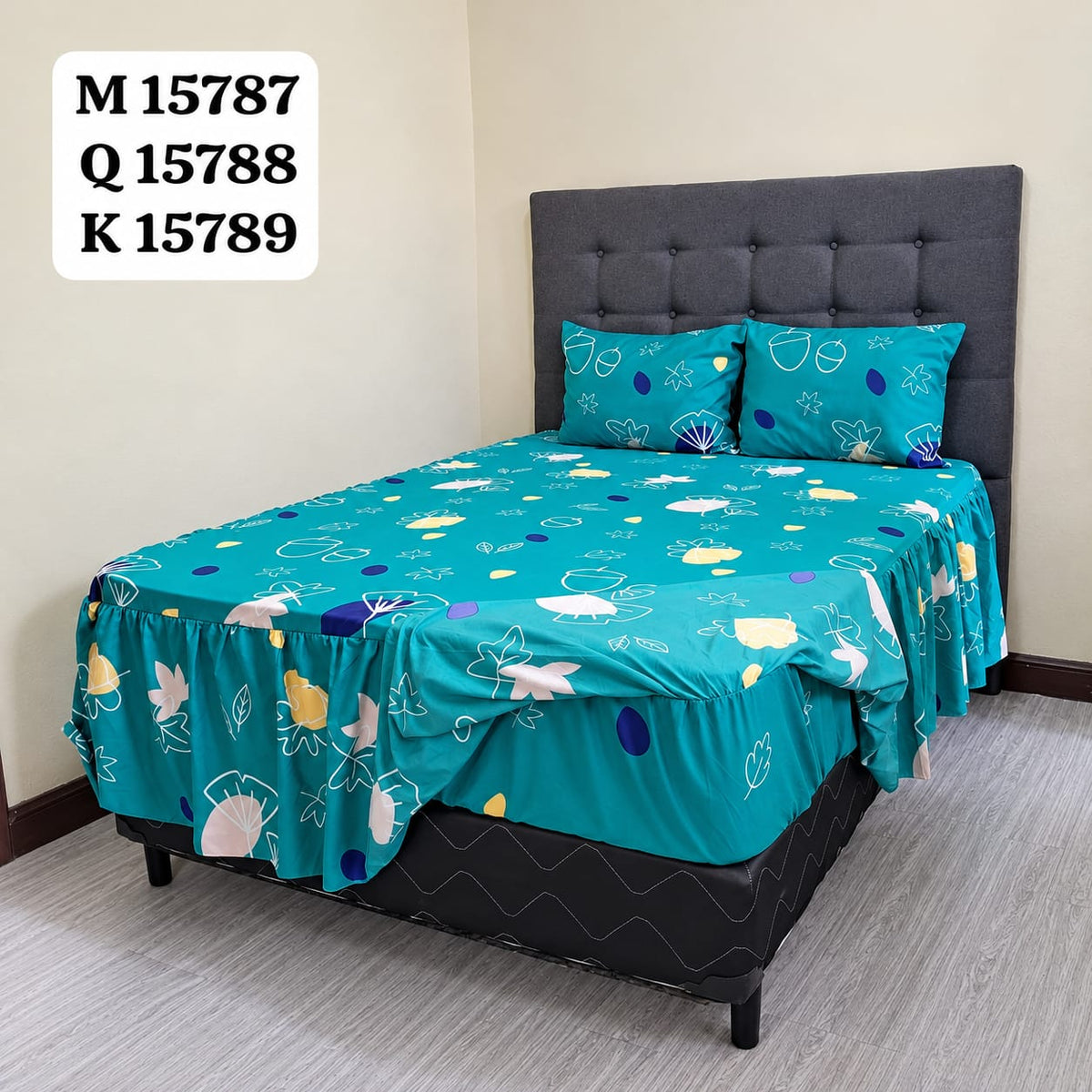 Cobertor Twill con Vuelo Turquesa
