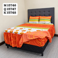 Cobertor Twill con Vuelo Naranja