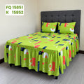 Set Cubrecama Twill 3 Piezas Verde Limón