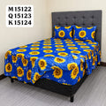 Cobertor Twill con Vuelo Girasoles Azul